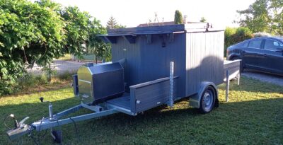 Bain nordique sur remorque Mobiil'Tub