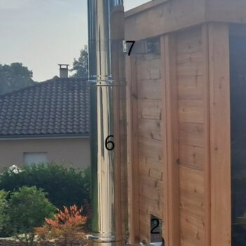 Kit Sortie de cheminée pour sauna