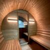 Sauna Tonneau Thermowood Panoramique
