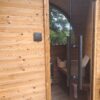 Sauna Tonneau Thermowood Panoramique