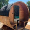 sauna thermowood caldarii installé en France dans le Quercy